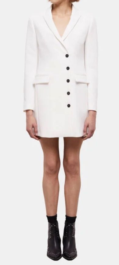 Kooples Vestiti: The Kooples - Blazer Kleid weiss – Usato da Zürich venduto da str_nt5s