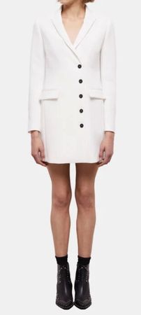 The Kooples - Blazer Kleid weiss