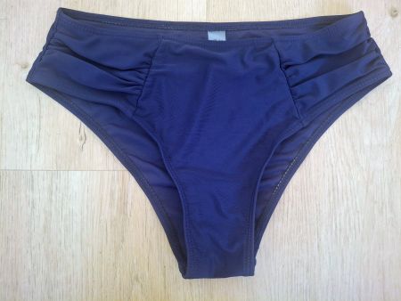 Günstig Porto! NEU! Gr. S Bas de bikini à volants bleu marin