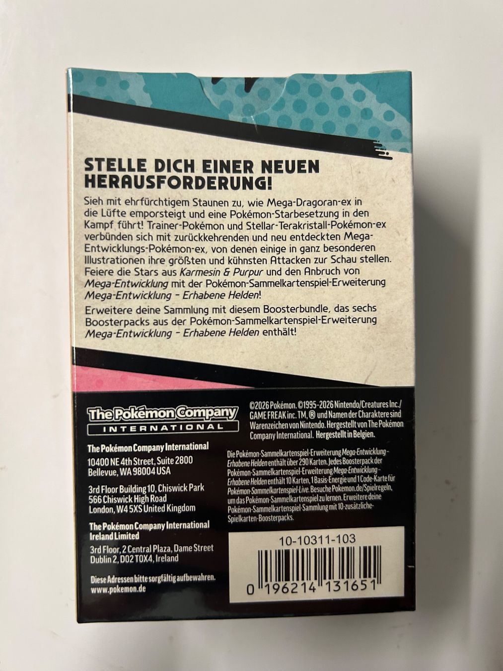Pokémon Carte collezionabili: Erhabene Helden Booster Bundle DE – Nuovo e nell'imballaggio originale da Wangen an der Aare venduto da SG94 1