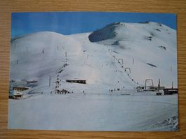 AK Oberalp Passhöhe mit Skilift Piz Calmot