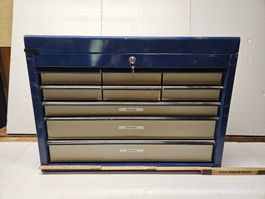 Werkzeugkasten #2 blau 9 Schubladen Arretierbar
