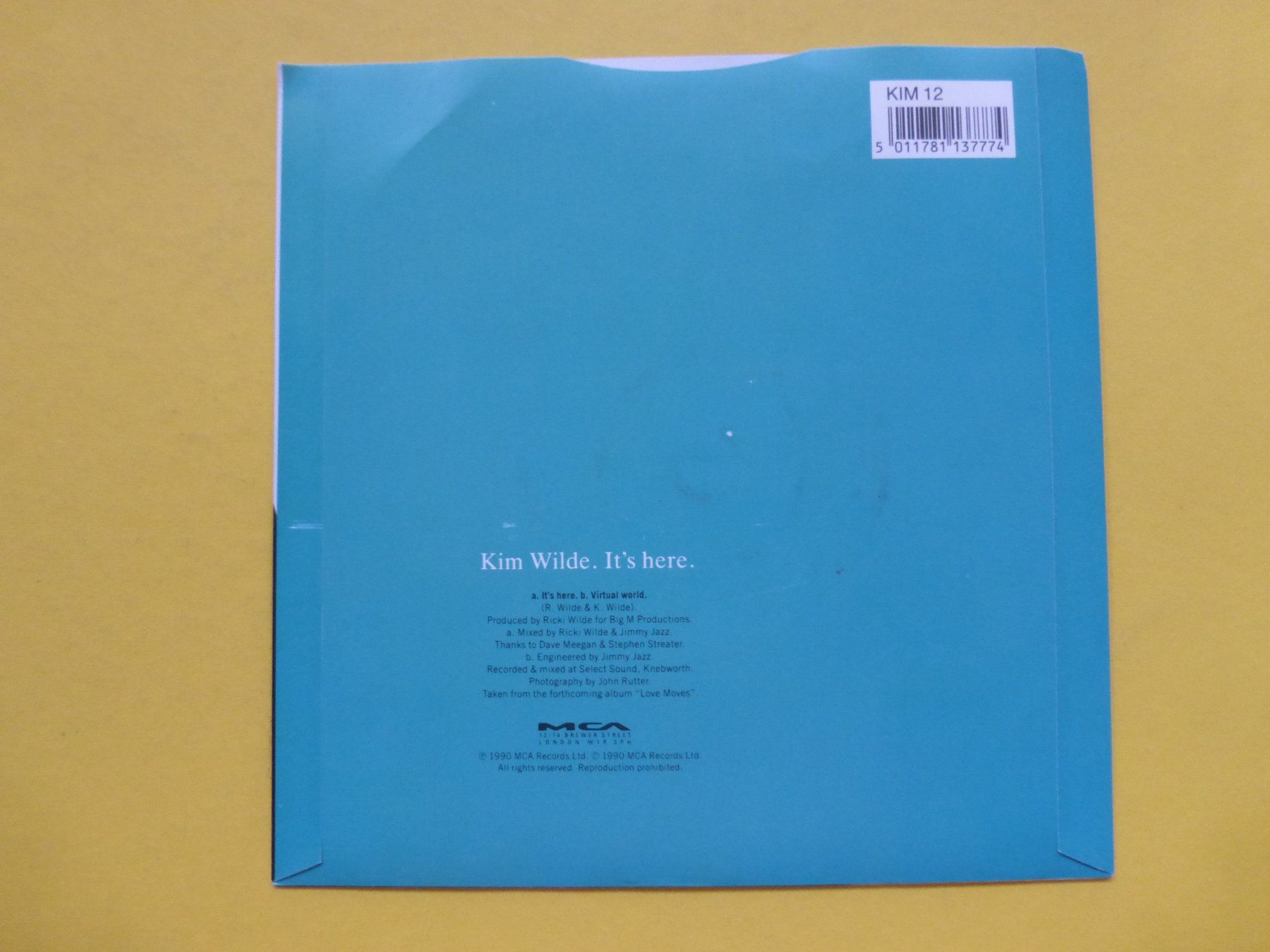 Schallplatten: Kim Wilde – It's Here – Gebraucht aus Zürich von Swiss57 1