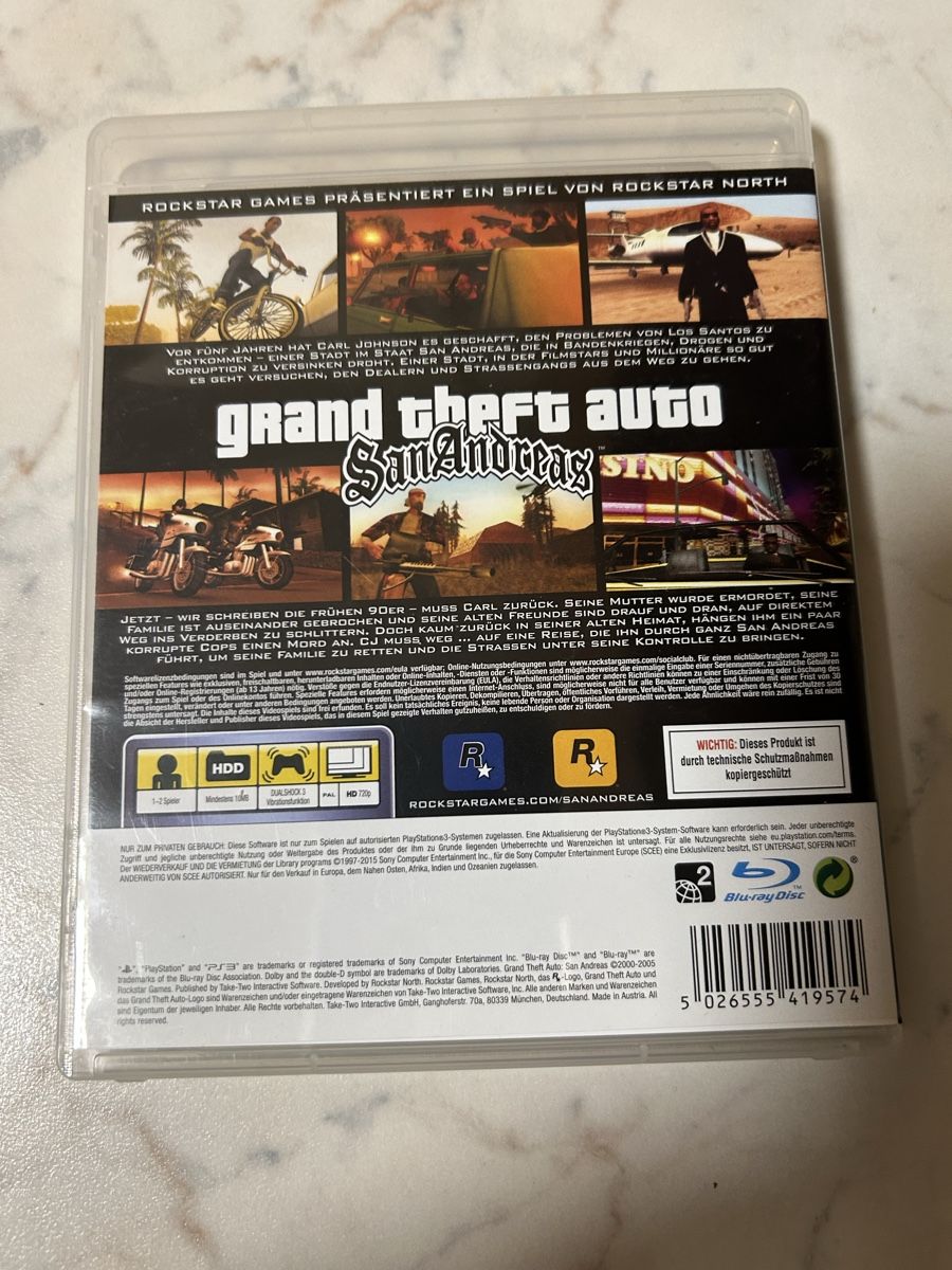 Giochi: GTA San Andreas PS3 – Usato da Pully venduto da PongDayOne 1