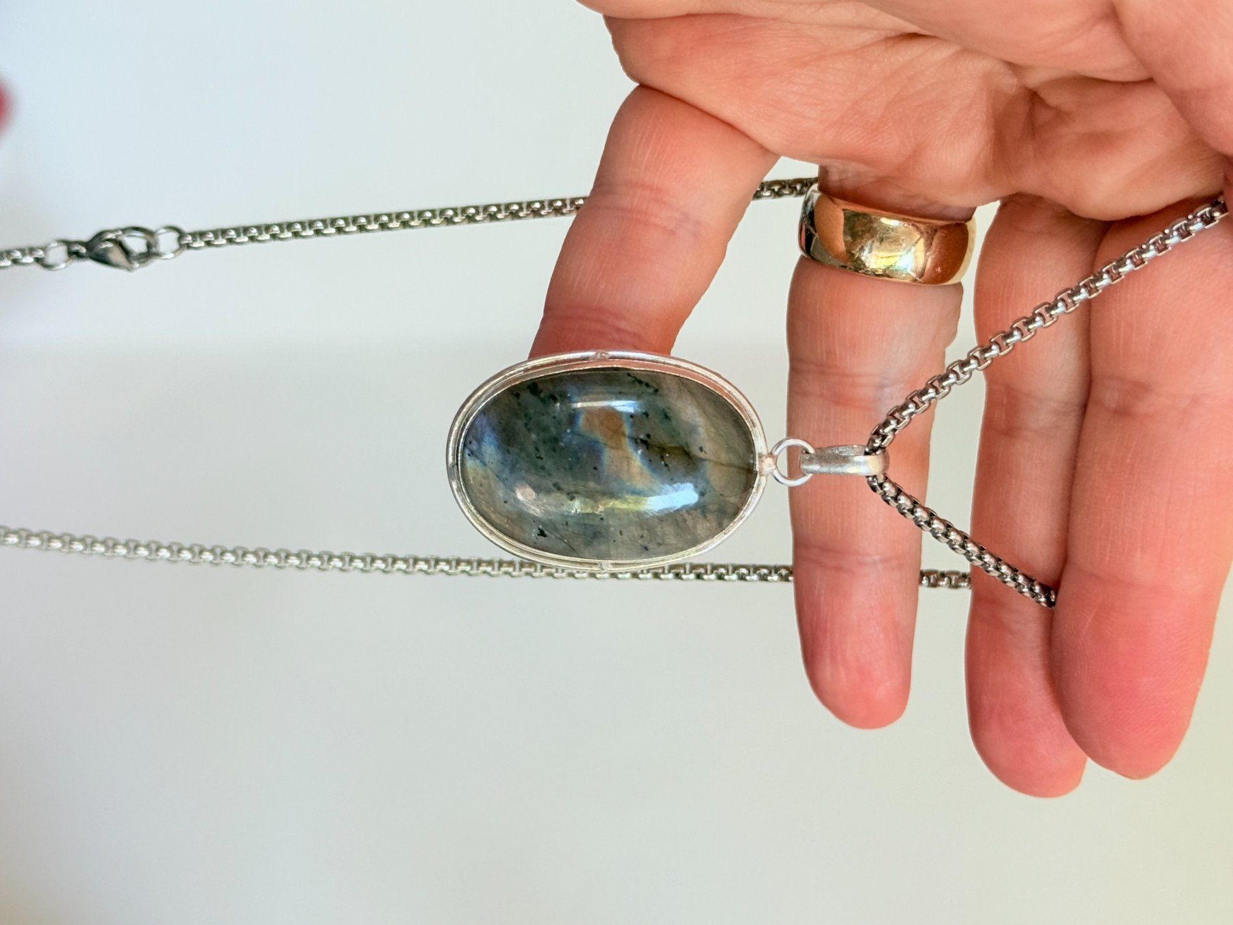 Catenine: Collier Labradorite  - Élégance intemporelle! – Nuovo e nell'imballaggio originale da Genève venduto da AWWA 8