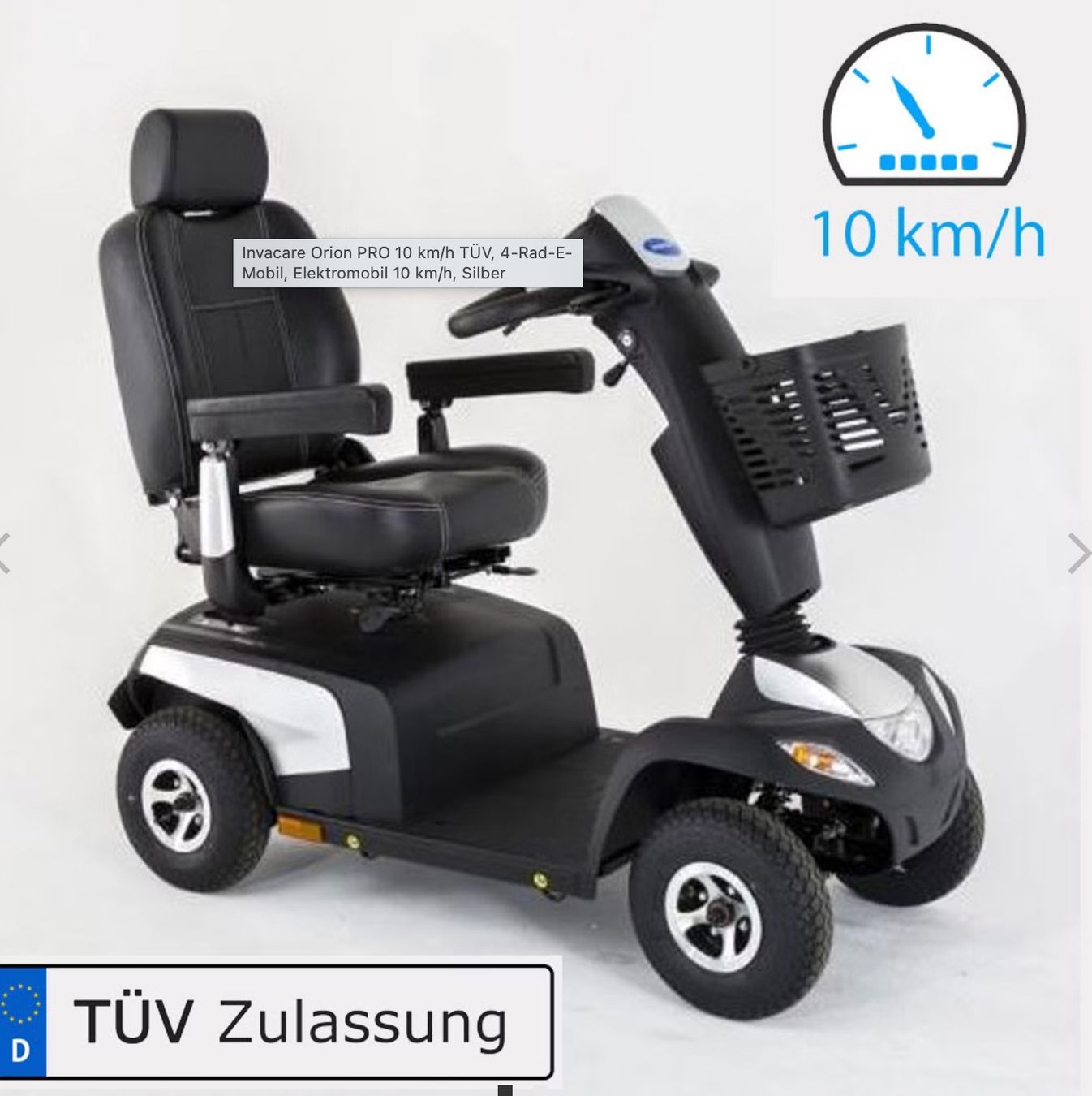 Elektromobile: Elektromobil Invacare Pro mit Rollatorträger – Gebraucht aus Zuerich von Senseofsnow