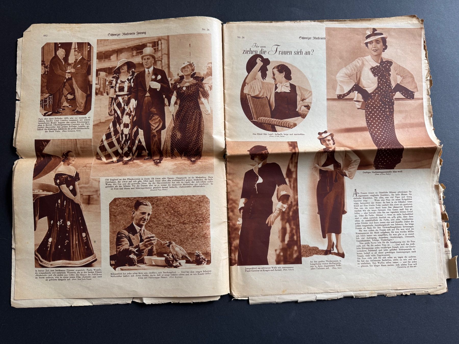 Riviste & Magazine: Schweizer Illustrierte Zeitung Nr. 26 Juni 1935 – Usato da Feldmeilen venduto da Allerlei3112 3