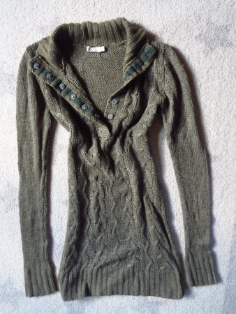 total spezielles NILE Damen Kleid / Long- Pullover Gr S