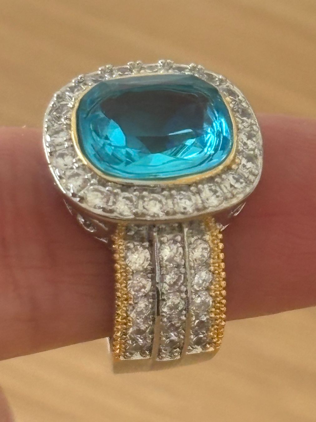Ringe: Luxus Elegante Gr.19/9 Ring Farbe: Silber /Turkis – Neu (gemäss Beschreibung) aus Biel-Bienne von Roserosse13 3