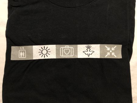 U2 T-Shirt, Grösse XL, Heart Suitcase Back, Elevation Tour