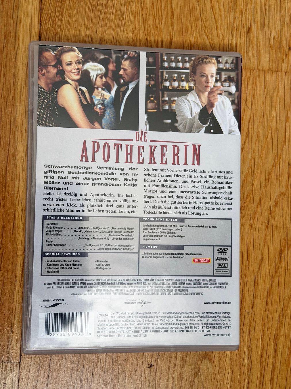 Alle DVDs: Die Apothekerin DVD, Katja Riemann – Gebraucht aus Adliswil von Ch_Mei 2