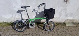 Brompton Klappvelo mit Schlumpf drive