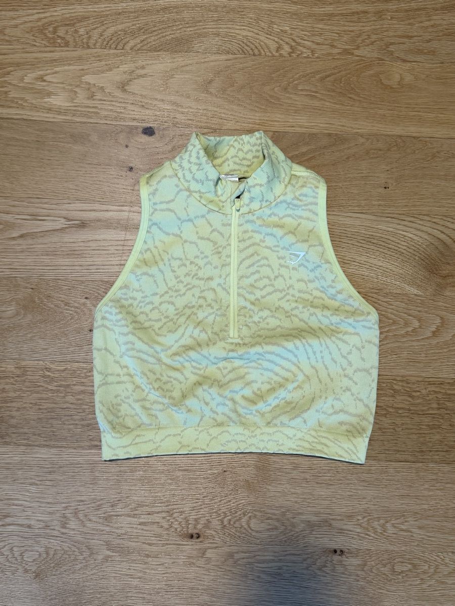 Gymshark Top: GYMSHARK CROP-TOP MIT REISSVERSCHLUSS – Usato da Zürich venduto da dbu_s8p2 2