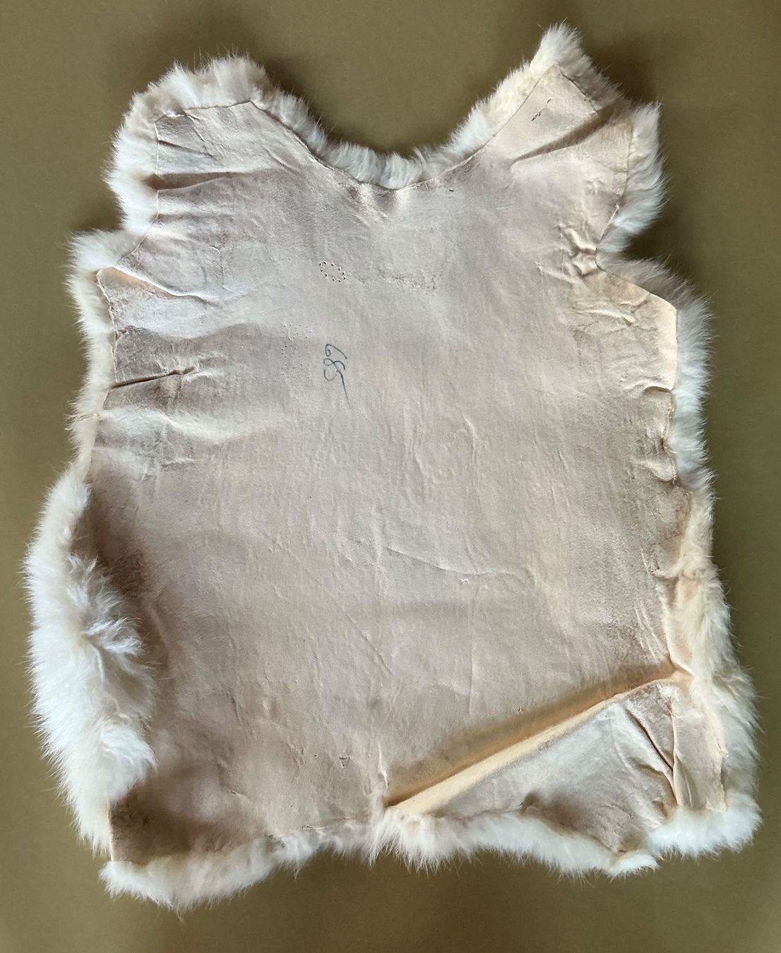 Bastelsets: 2 Schöne Hasenfell Weiss – Gebraucht aus Ulisbach von sasha6 2