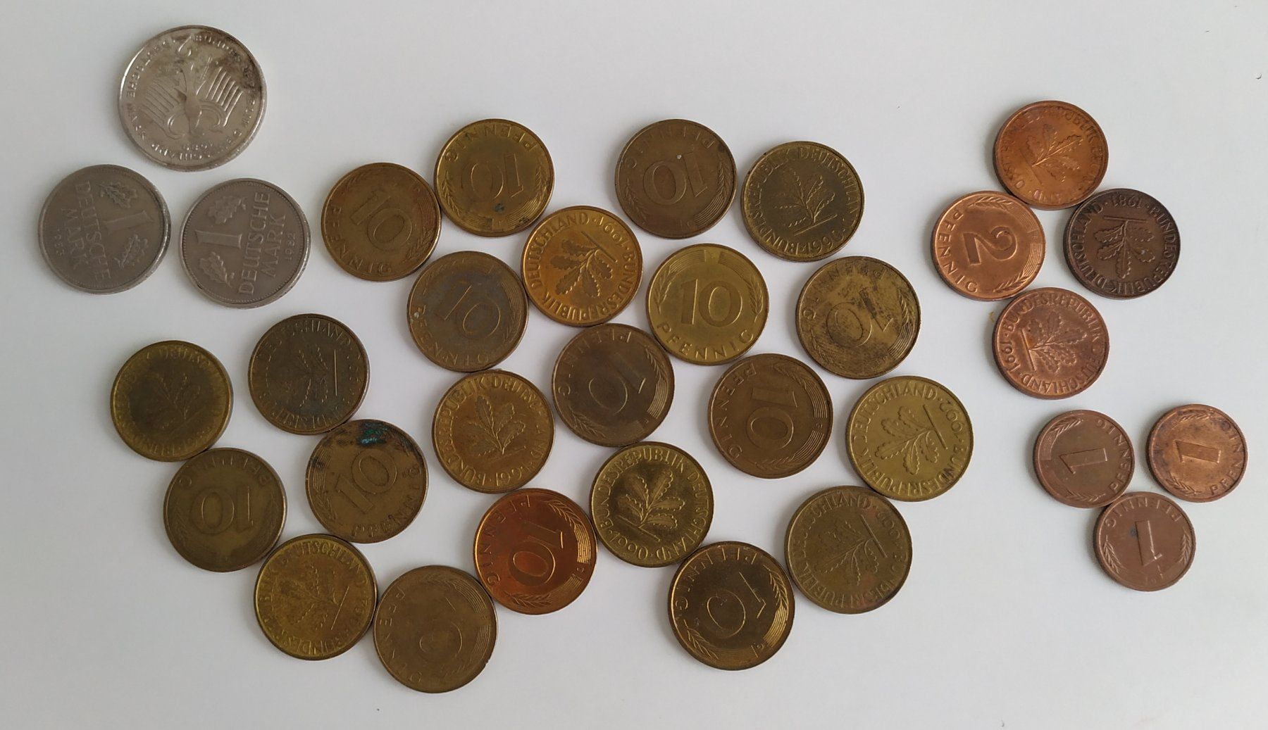Tutti le monete: Lot Deutsche Mark, DM, ab 1980 – Usato da Chezard St-Martin venduto da Loucail