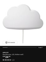 Wandleuchte IKEA UPPLYST, Wolke weiss 60cm