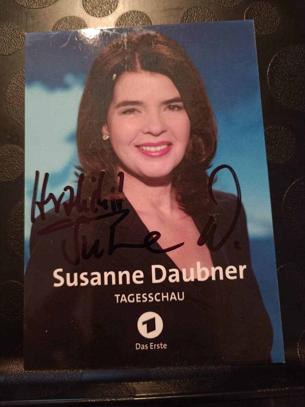 Autogramme: Susanne Daubner - Handsignierte Autogrammkarte – Gebraucht aus Menziken von Artographs