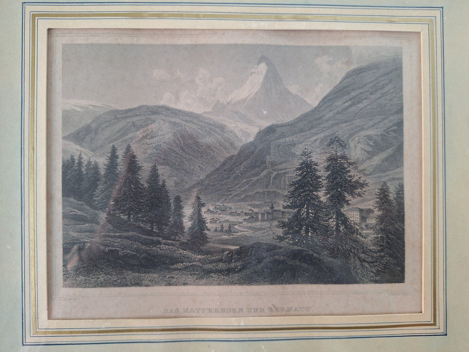Gravures: MATTERHORN UND ZERMATT – D'occasion à Bevaix par bohrap