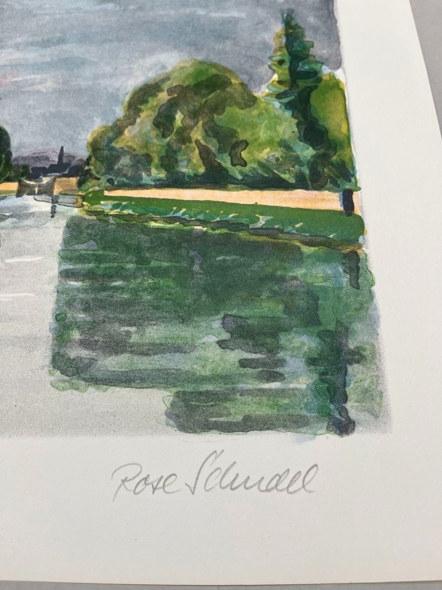 Grafica & Litografie: ROSE SCHUDEL LITHOGRAPHIE SIGNIERT NUMMERIERT – Usato da Gersau venduto da grafik-kunst 2