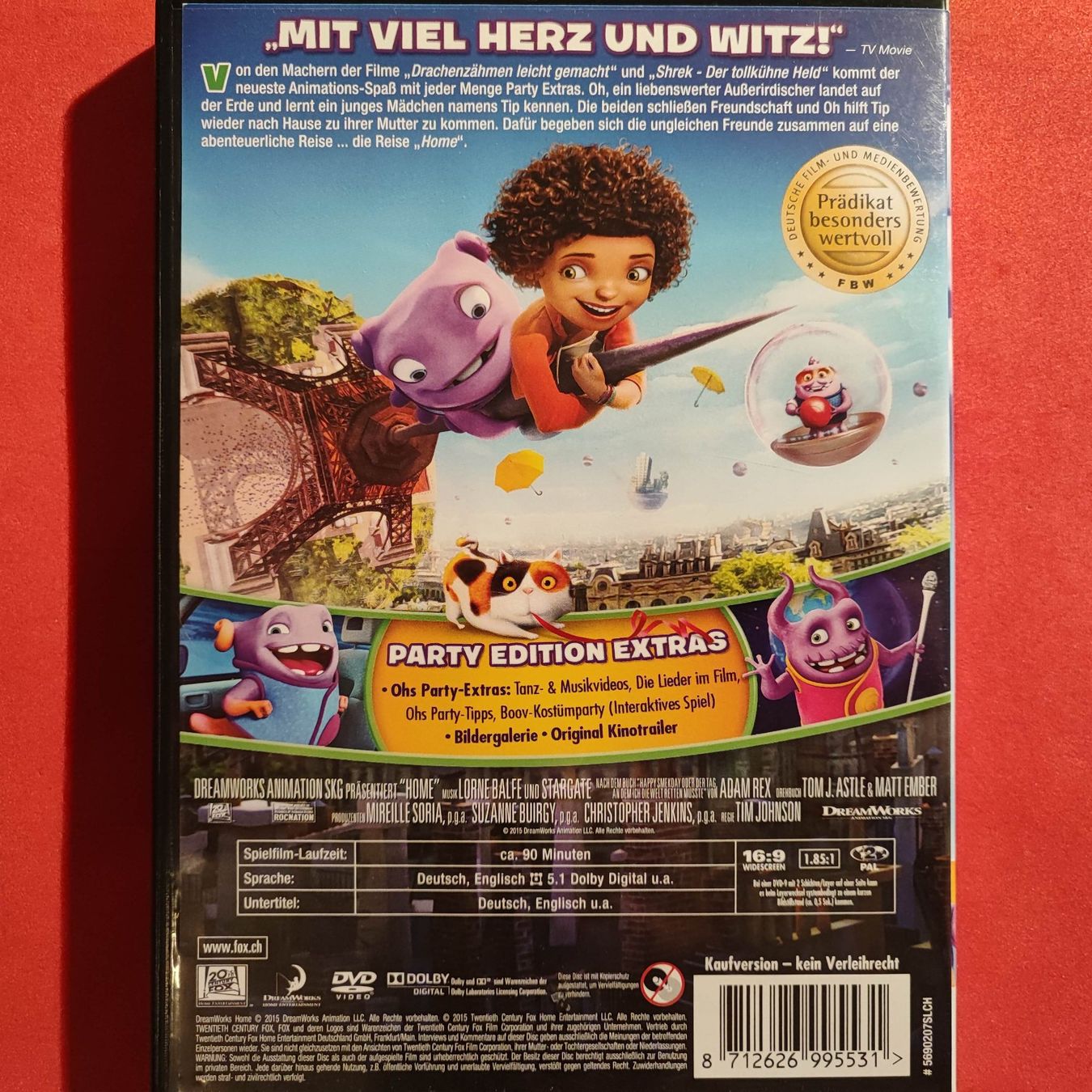 Tous les DVDs: Home - Ein smektakulärer Trip - Party Edition – D'occasion à Dübendorf par kb86_MOVIE 1
