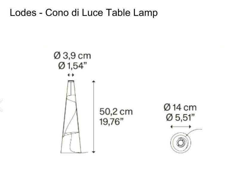 Lampen: Tischleuchte Cono di Luce, LED – Neu (gemäss Beschreibung) aus Binningen von Masc61 2