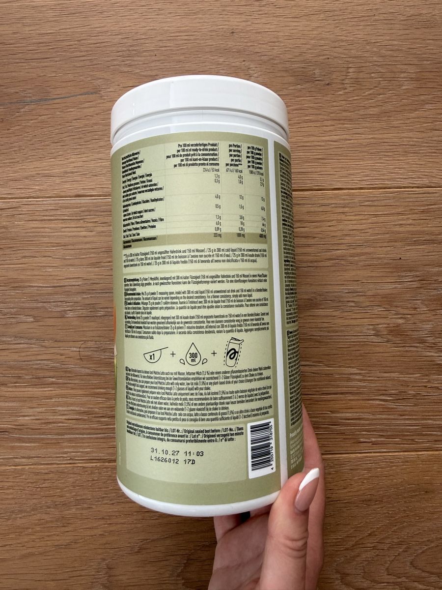 More Nutrition Cibi & Specialità: More Protein Iced Matcha Latte Mango Dream Pulver – Usato da Zofingen venduto da micv97 1