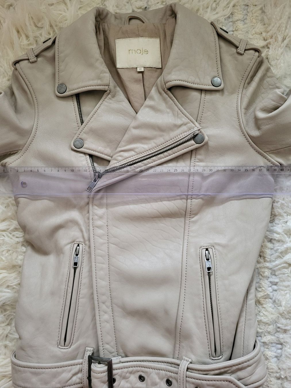 Maje Giacche: Veste en cuir "Maje" – Nuovo (secondo la descrizione) da St-Prex venduto da natali78 6
