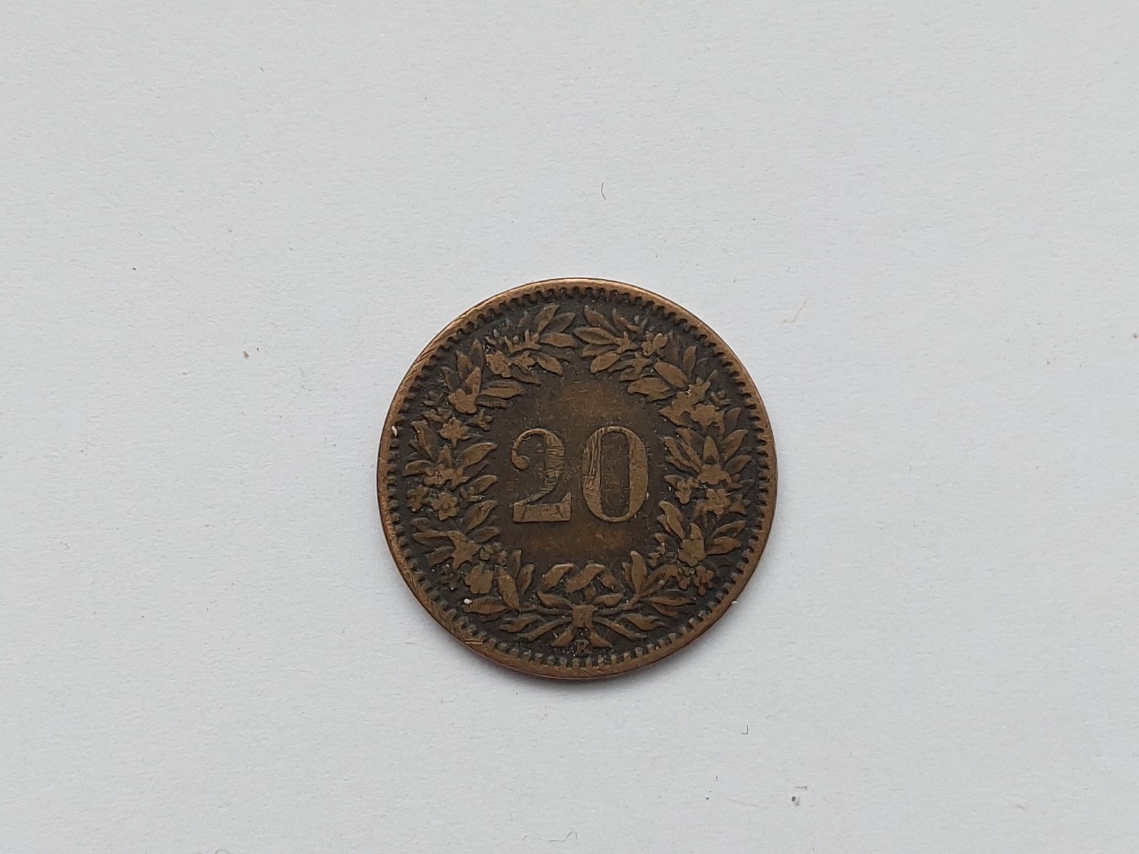 Tutti le monete: 20 rappen 1859 – Usato da St. Gallen venduto da aha_2prr 1