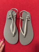 NEU***FLIP-FLOPS SANDALE, Gr. 40, GRAU***TOP PREIS***