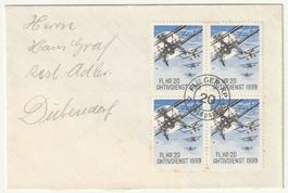 Feldpostbrief mit Soldatenmarken, Fliegertruppen
