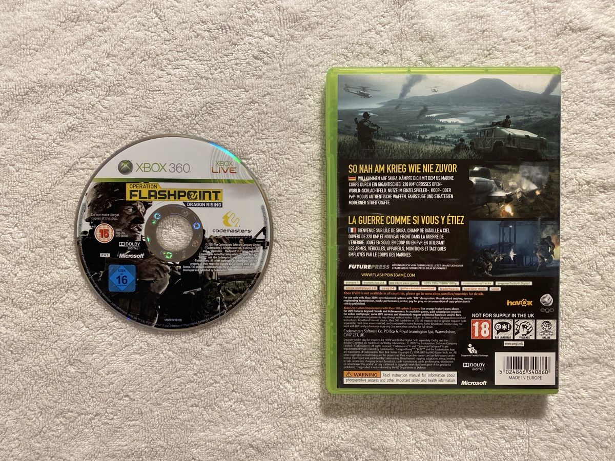 Microsoft Giochi: Operation Flashpoint Dragon Rising XBOX 360 – Usato da Reichenbach i. K. venduto da Daniel840 1