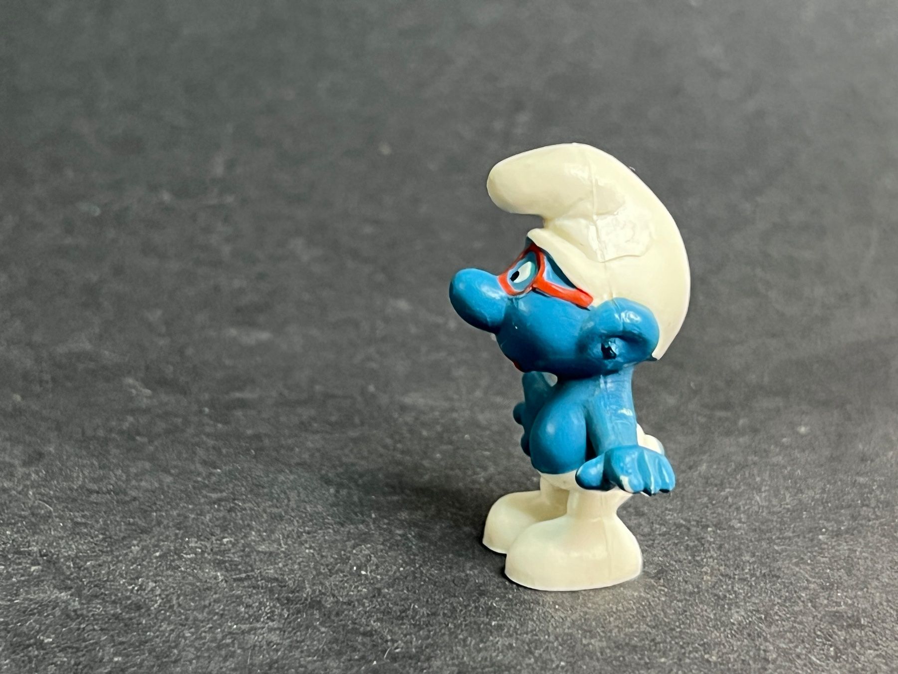 Schleich Statuette: Schlumpf Brillenschlumpf peyo Brille – Usato da Ennetbaden venduto da mapa05 6