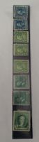 Lot de 8 timbres USA différents états