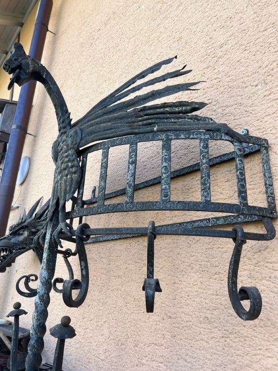 Guardaroba: Antikes Schmiedeeisen Garderoben Gestell – Usato da Mellingen venduto da Oelquelle 2