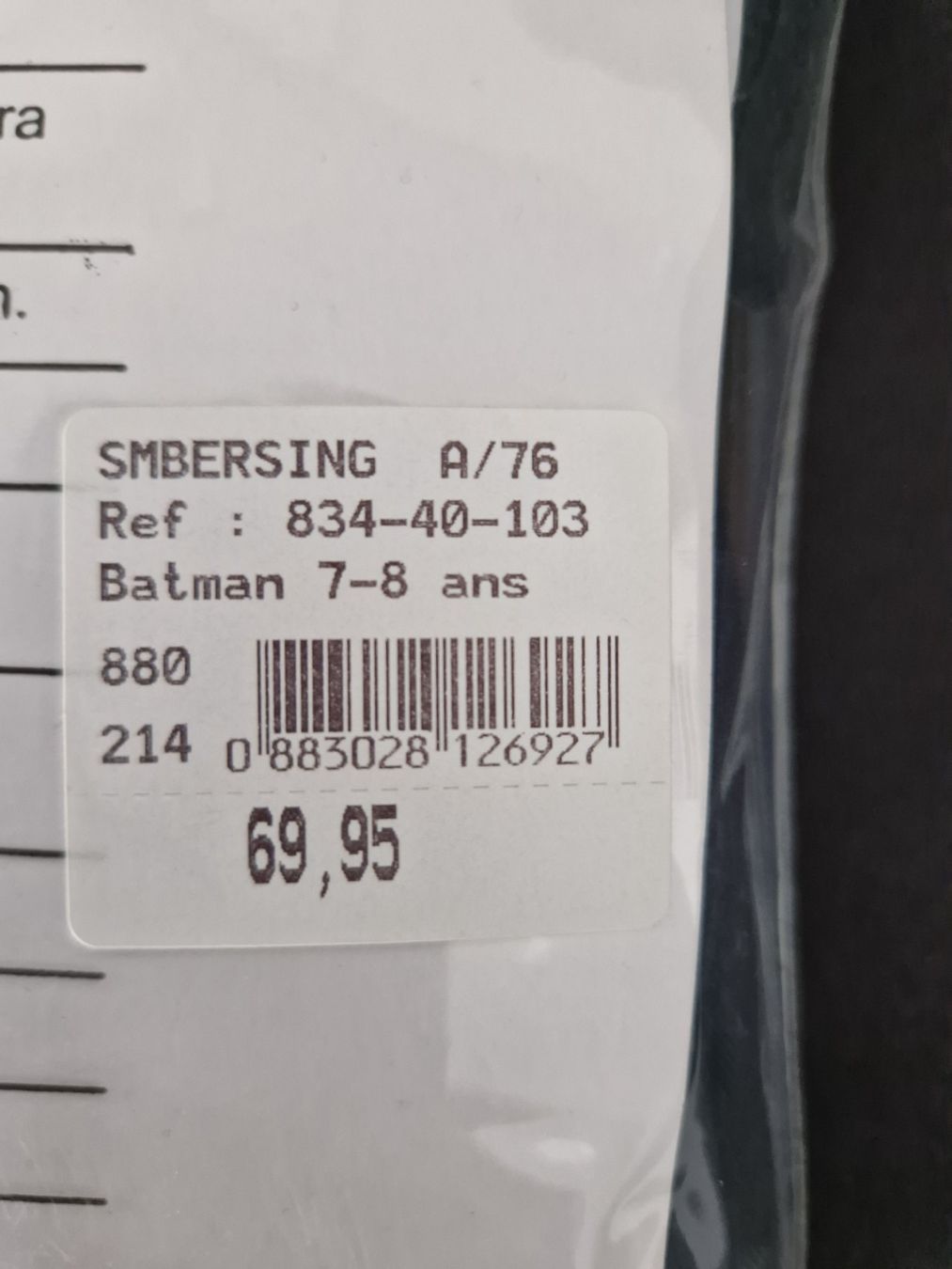 Kostüme: Déguisement Batman enfant 7-8 ans – Neu (gemäss Beschreibung) aus Villars-sur-Glâne von Mark_988 1