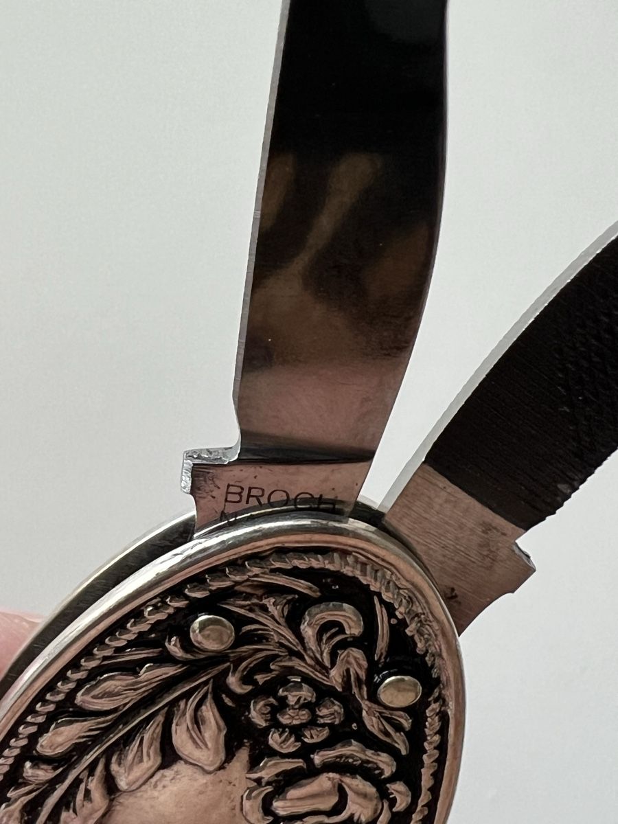 Ciondoli: Silber Anhänger mit Messer, 925 Silber – Usato da Neuhaus SG venduto da Tanjach 6