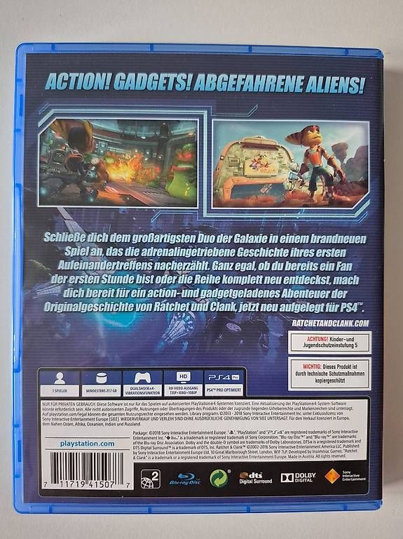 Giochi: Ratchet & Clank PS4 – Usato da Horw venduto da Mschaefer 1