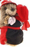 Tanzendes Murmeltier  Paar  Plüschtier mit Tracht, mit Musik