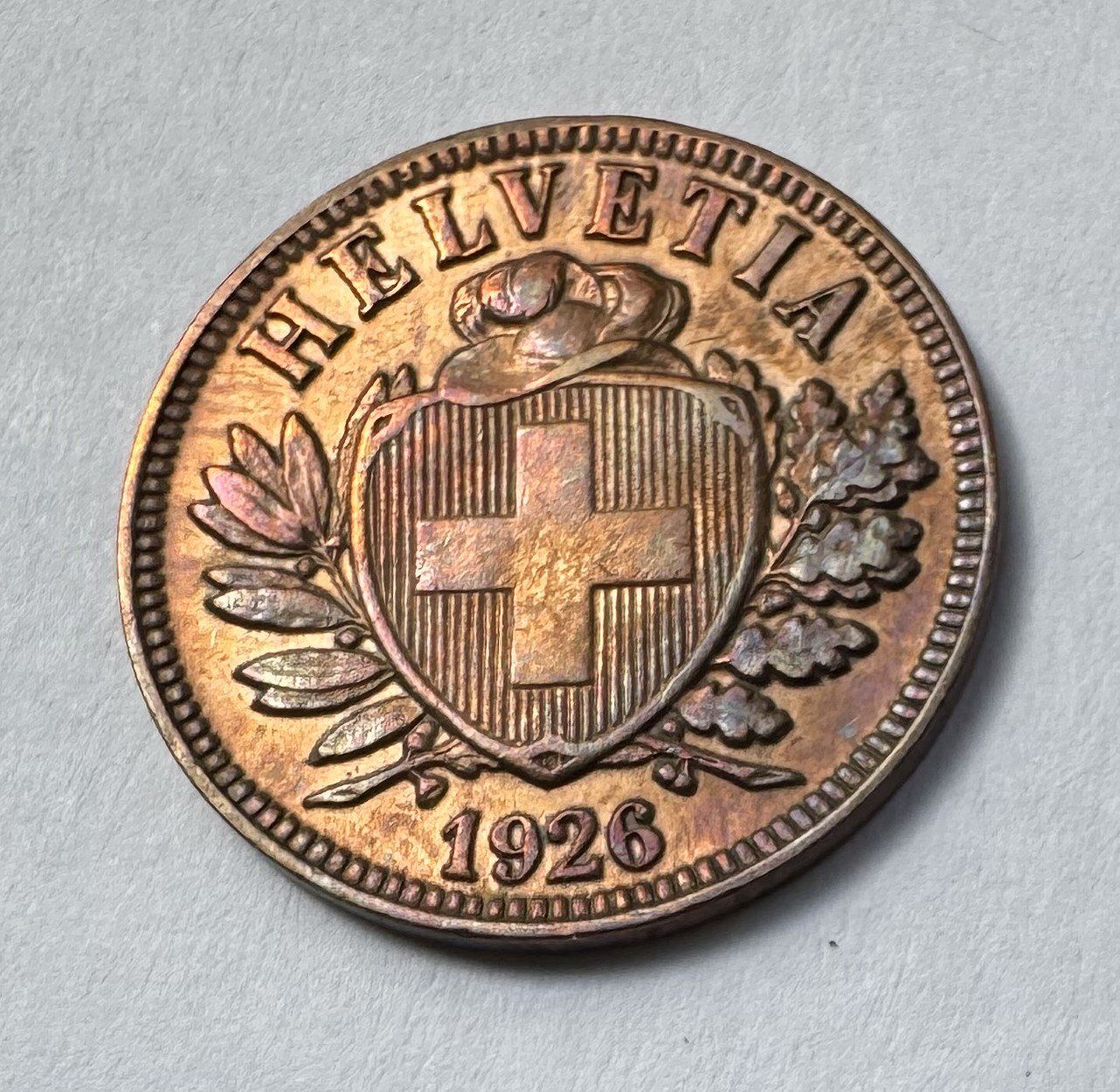 Toutes les monnaies: 1926 2 Rappen -unz – D'occasion à Kirchberg SG par Zenhad69