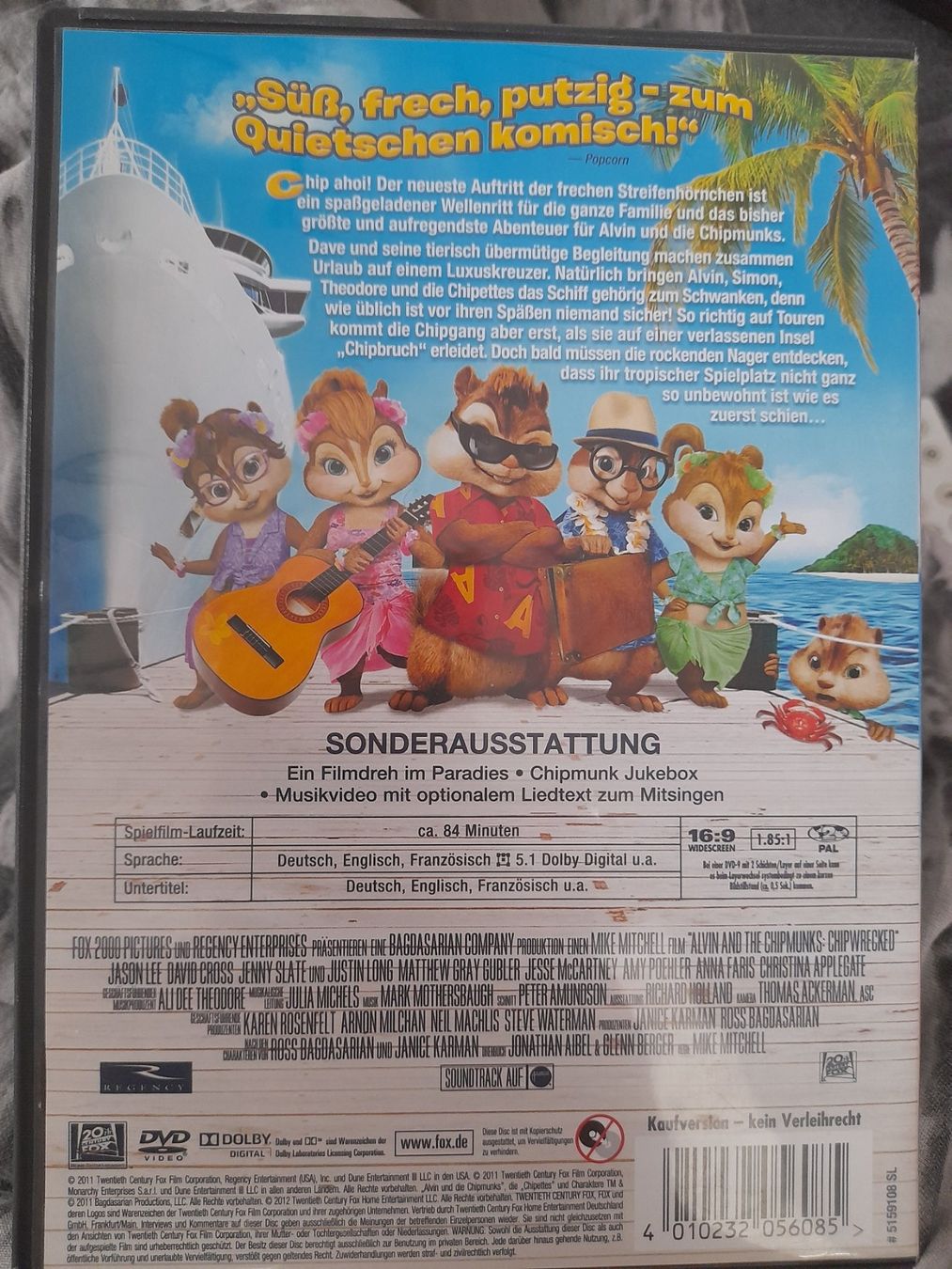 Tutti i DVDs: DVD - Alvin und die Chipmunks - Chipbruch – Usato da Eiken venduto da Lashar 1