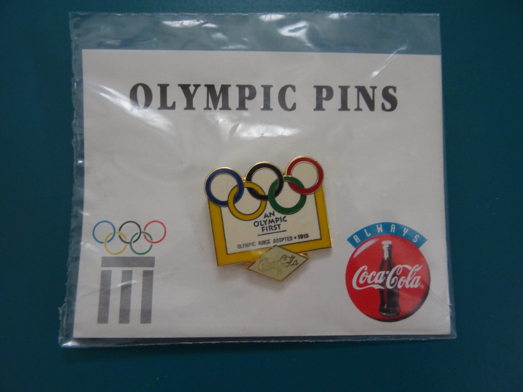 Plaketten & Abzeichen: Coca Cola OLYMPIC PINS – Gebraucht aus Hinwil von Fusca