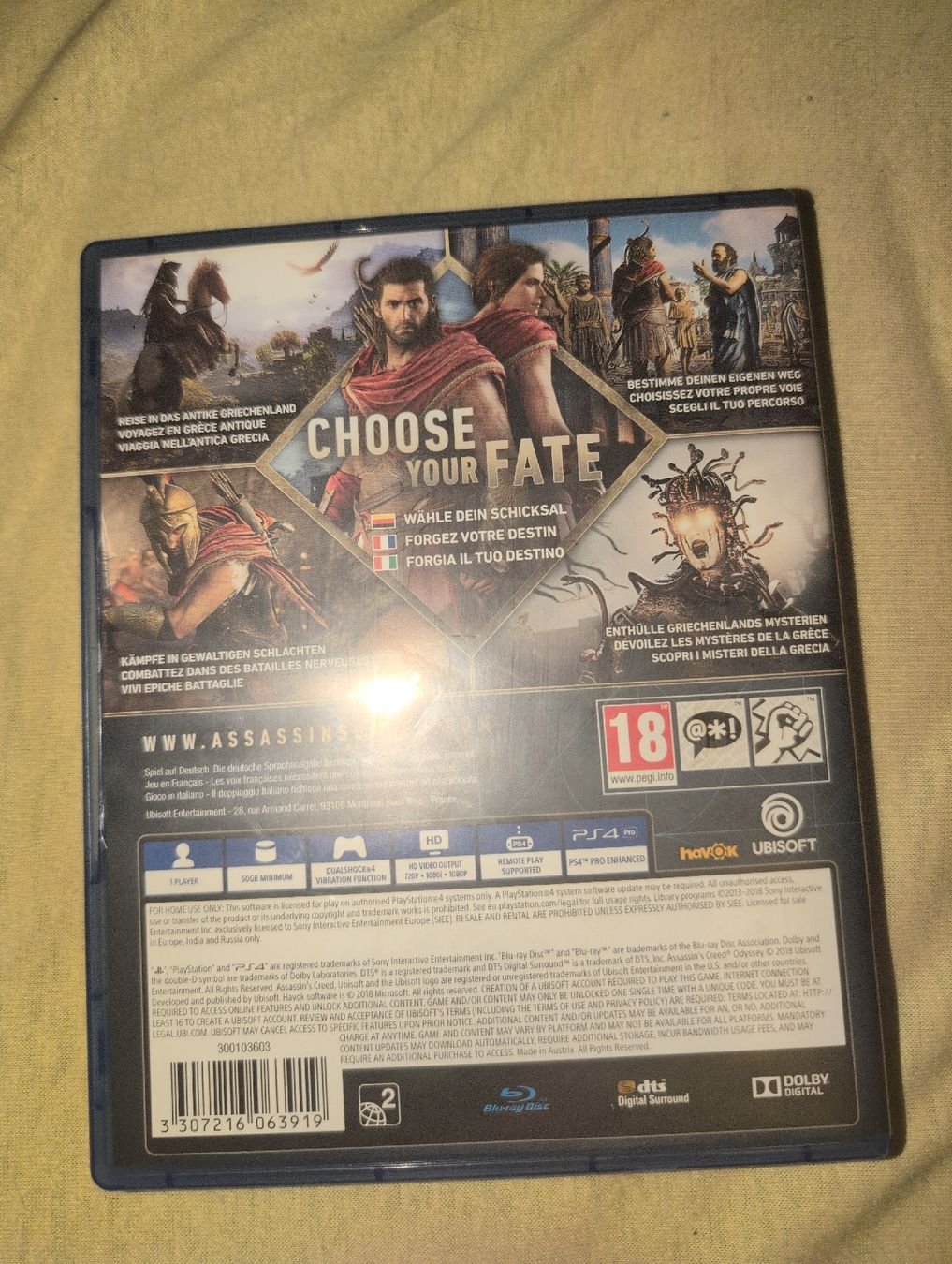 Sony Jeux: PS4 AC Odyssey – D'occasion à Derendingen par BourbonCH 1