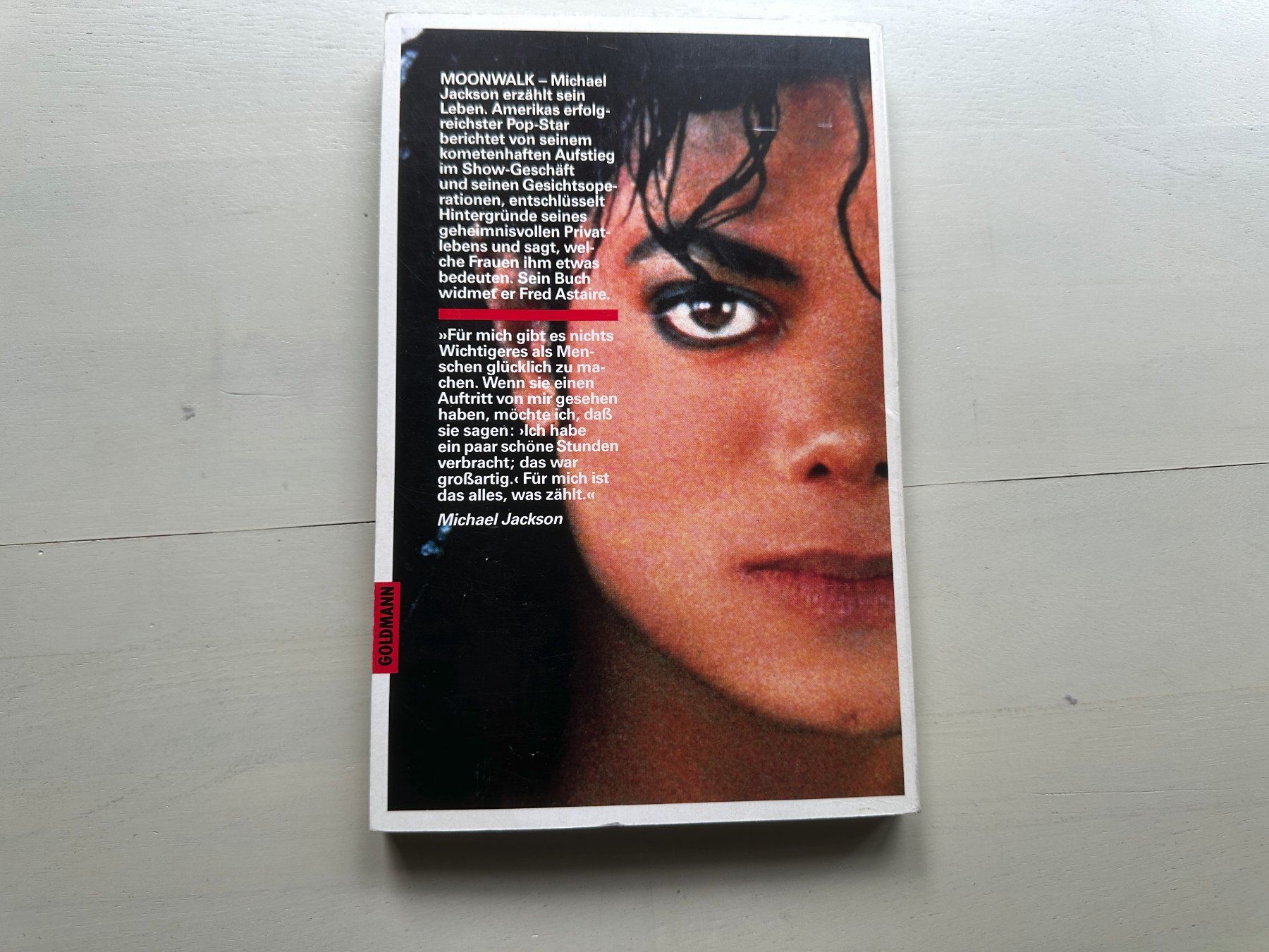 Livres: MICHAEL JACKSON original Buch Moonwalk 1988 Ausgabe differnt – D'occasion à Basel par Partridge 1