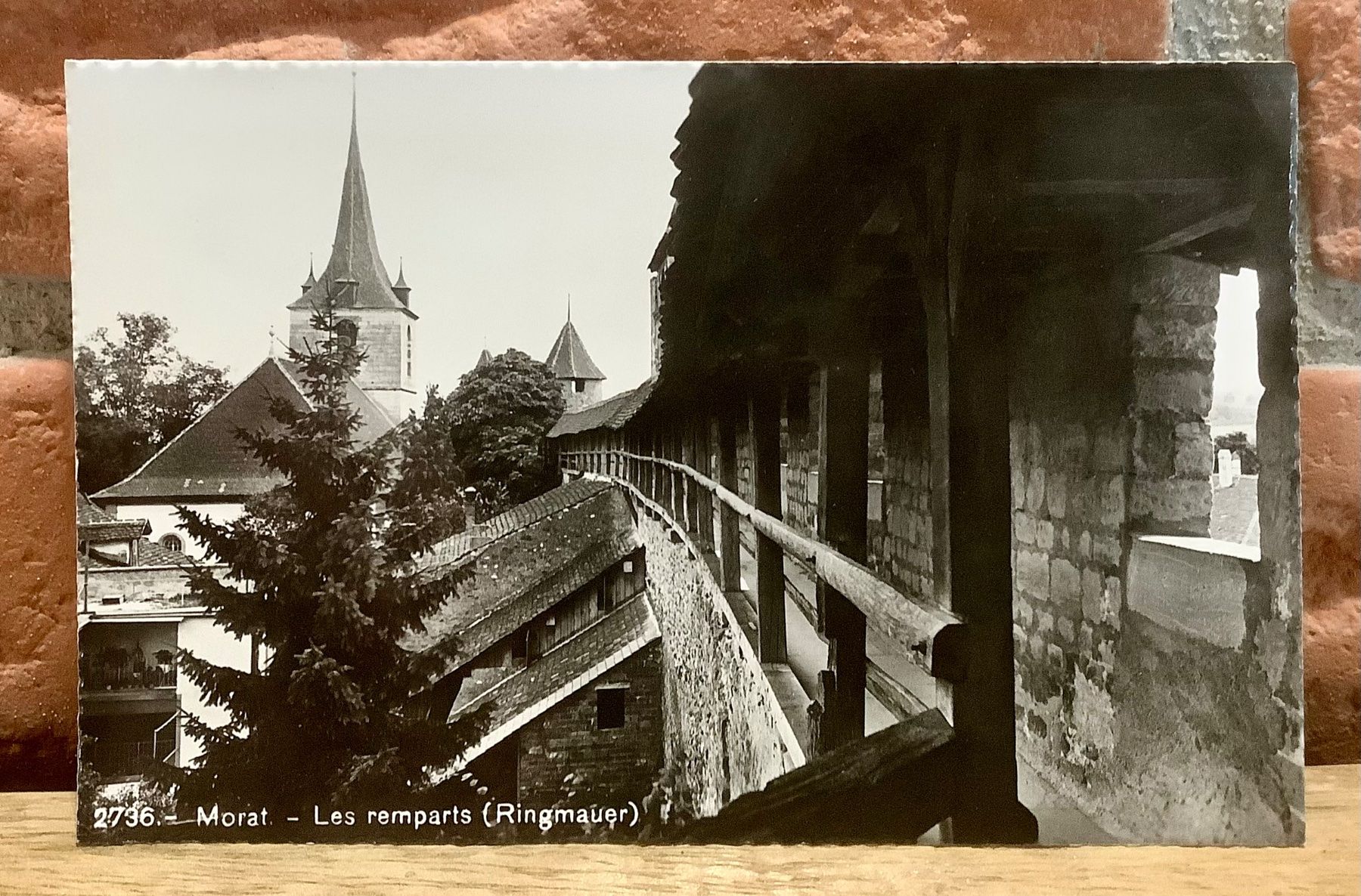 Cartoline postali: MORAT Les remparts - Stadtmauer – Usato da Root venduto da ENGLAND-TREASURES