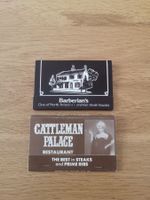 2 boîtes d'allumettes historiques USA
