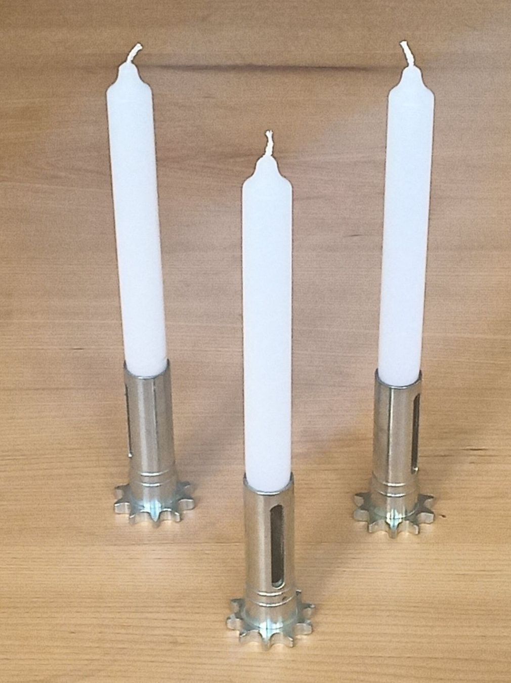 Portacandele: 3 Kerzenständer – Nuovo (secondo la descrizione) da Zürich venduto da danihell