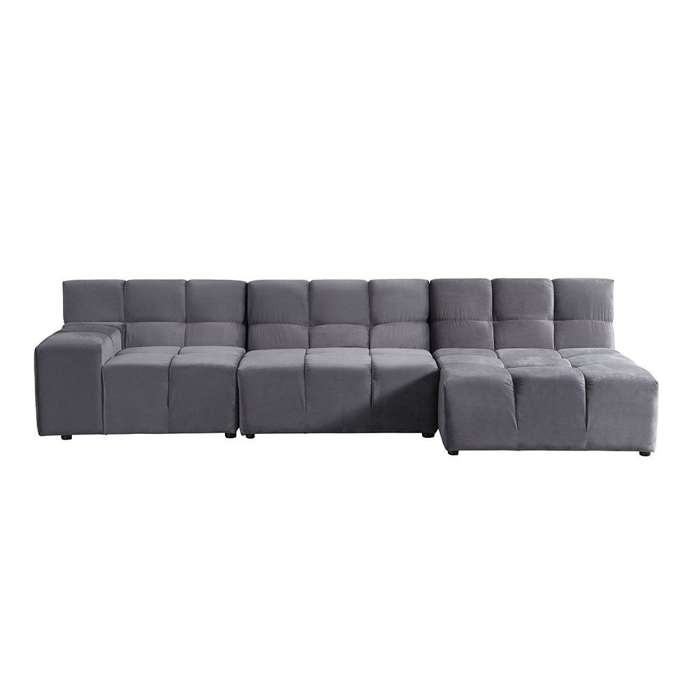 Divani: Modulares Sofa ORNINA XL - Rechts - Anthrazit – Nuovo e nell'imballaggio originale da Wallenwil venduto da toesstal-vertrieb 3