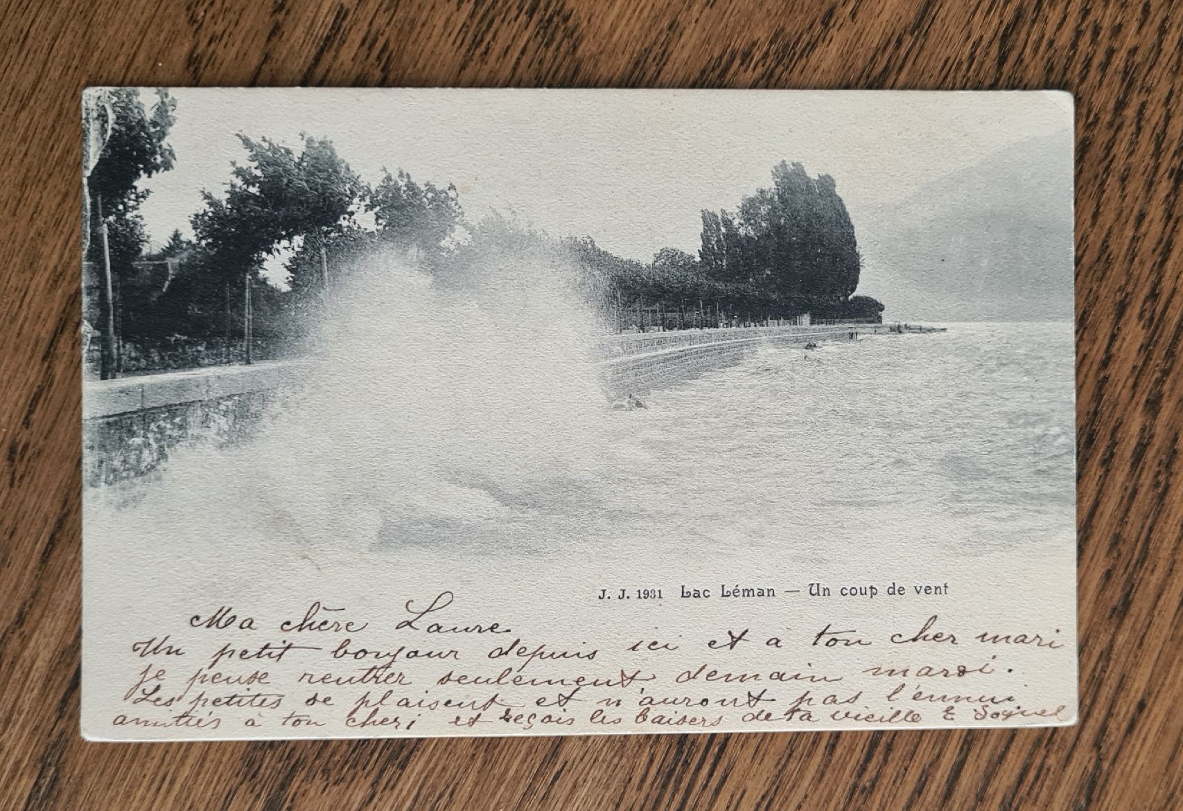 Ansichtskarten: Lac Léman 1903 – Gebraucht aus Ebikon von Donar50