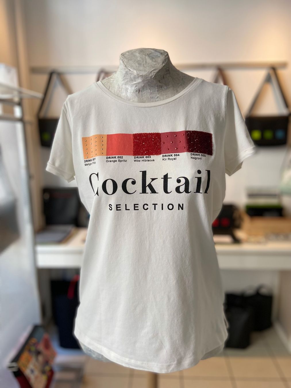 T-shirts: T-Shirt en coton - Cocktail selection - 36 – D'occasion à Lausanne par maintenant