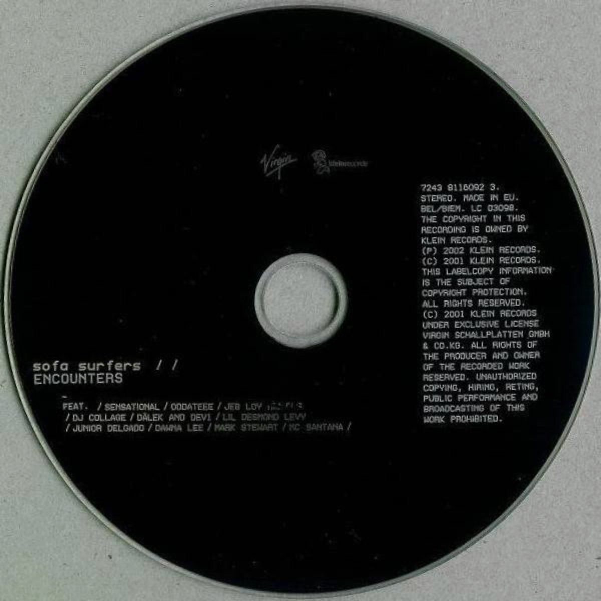 CD: Sofa Surfers - Encounters – Usato da Brunnen venduto da Barfly5 2